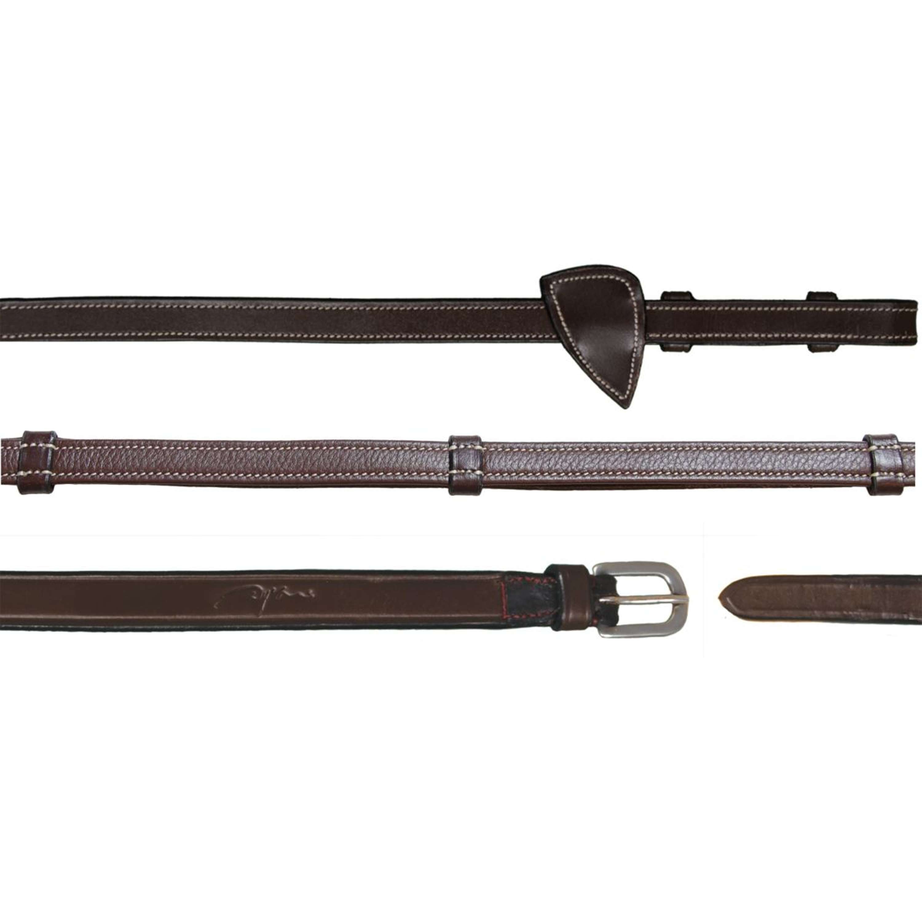 Dyon Teugels Leather Working Collection 1/2 met Handgrepen Bruin