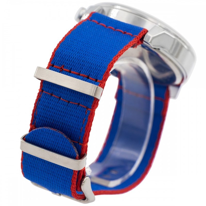 Belle Montre Homme Tissu Bleu GIORGIO