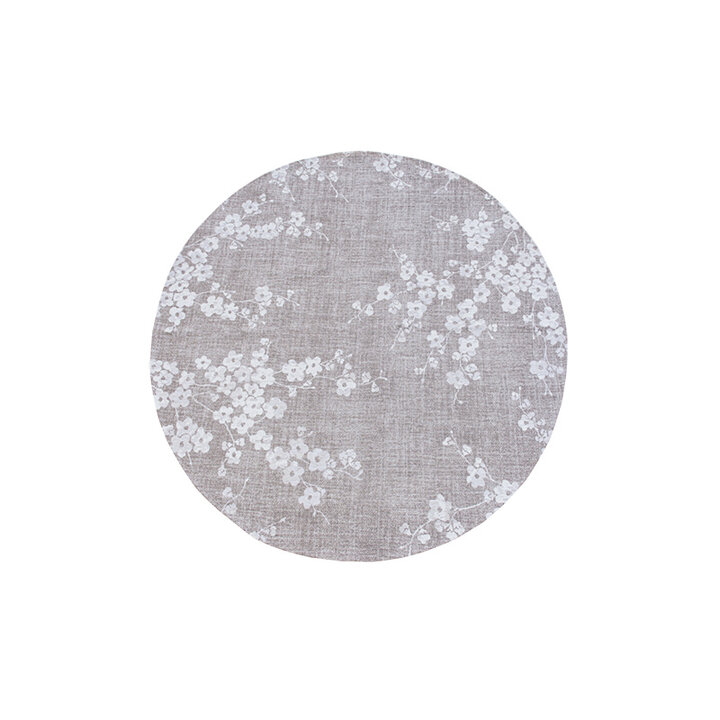 Rond bloemen vloerkleed - Sakura Morning Mist 9373