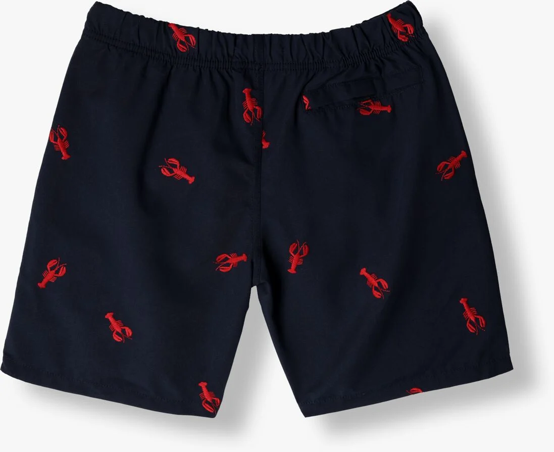 SHIWI blauwe shiwi  swimshort lobster embroidery