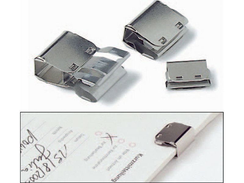 Slide-Clips vernickelt