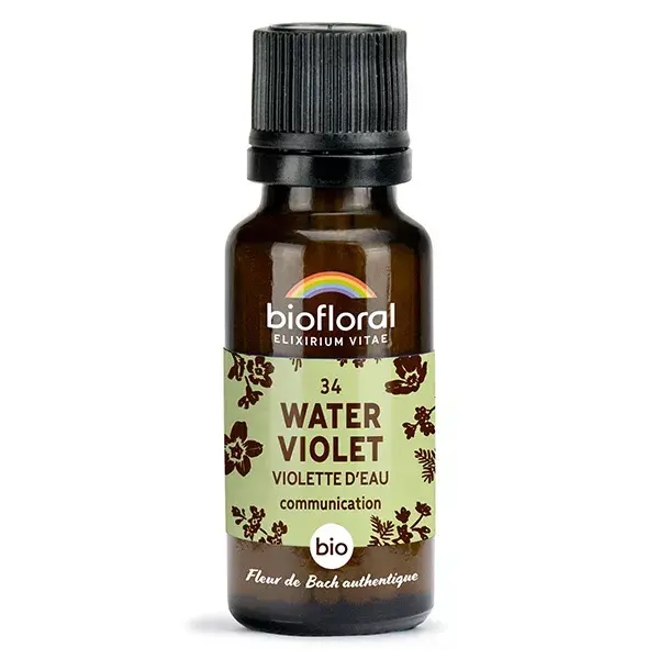 Biofloral 34 Violeta Aquática Orgânica em Grânulos - Floral de Bach - 19,5g
