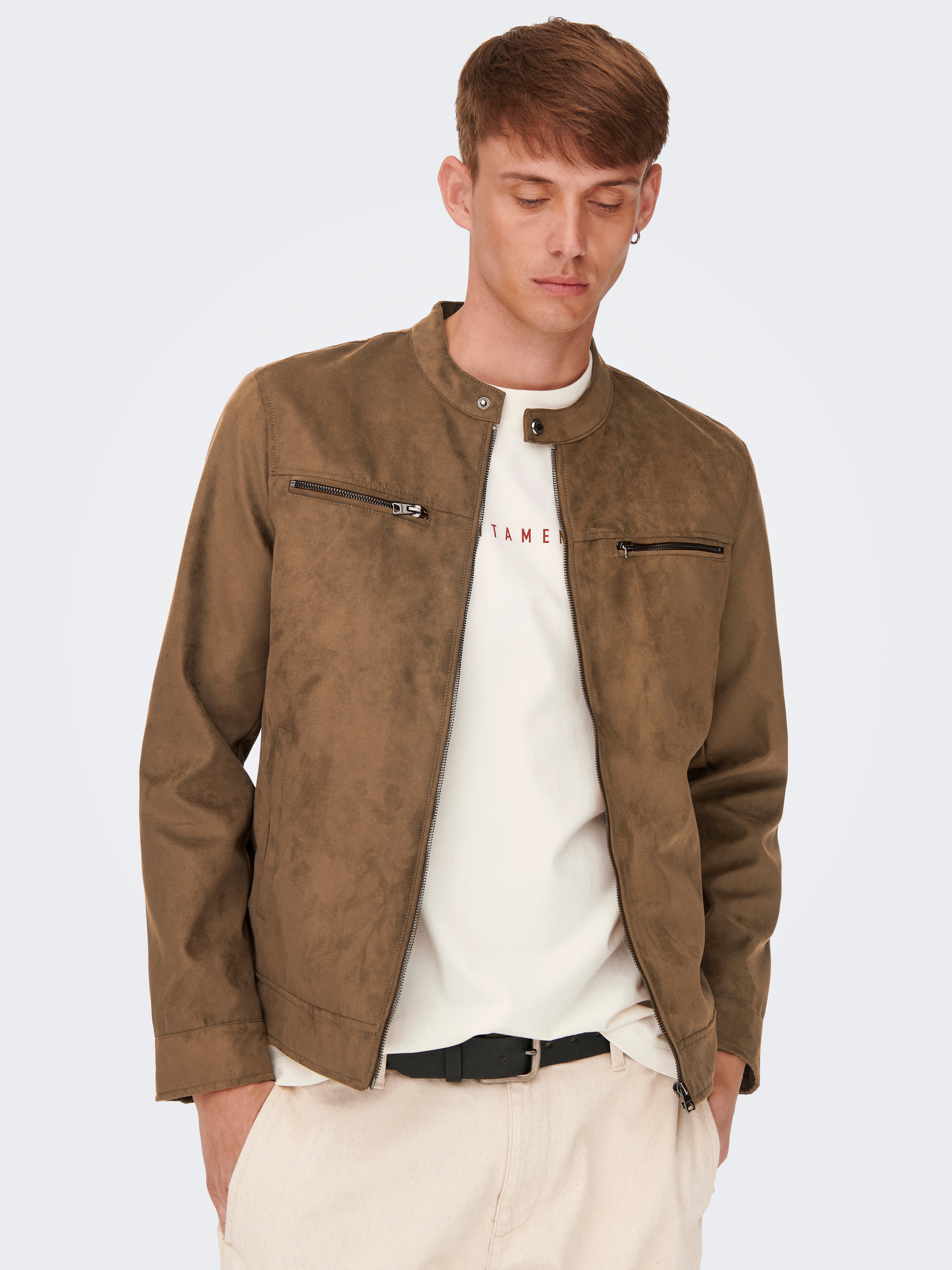 ONSWILLOW Jacke Cognac