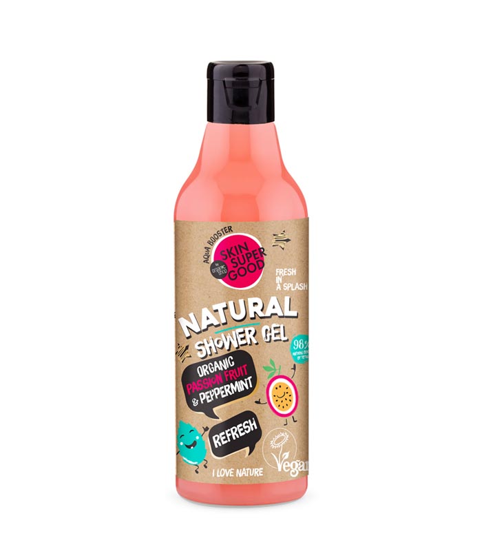 Organic Shop - *Skin Super Good* - Gel de banho natural - Maracujá e menta 250ml