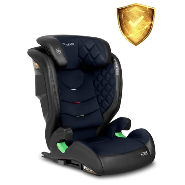 Bilstol Nukido Louis svart og marineblå 15-36 kg ISOFIX