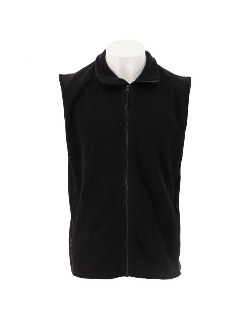Ardy's Fleece Bodywarmer Heren Zwart - Vrijetijdskleding