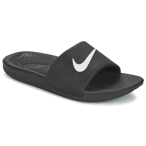 Nike - KAWA SLIDE - Noir / Blanc