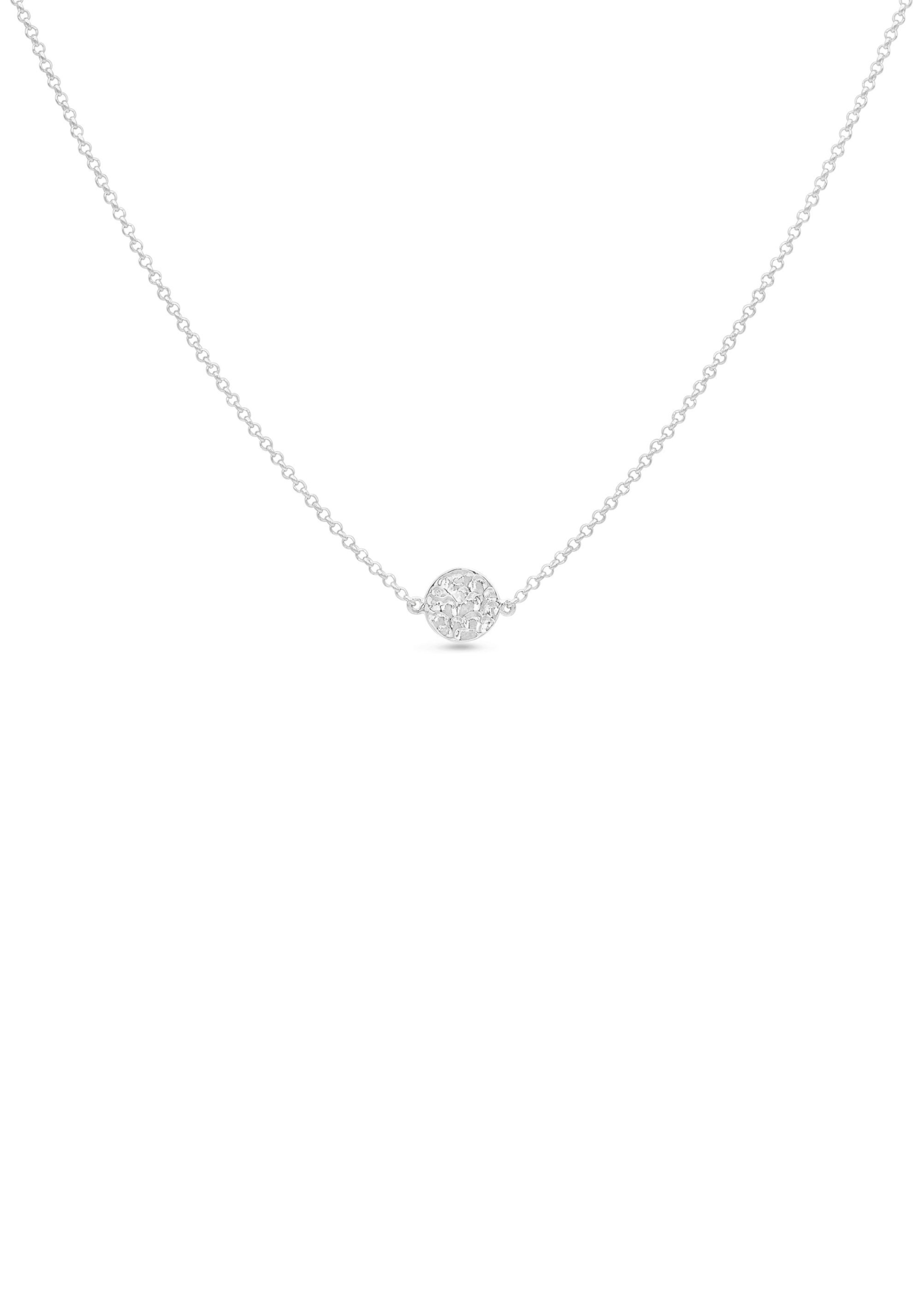 Le tresor du monde Coin Halskette Silber
