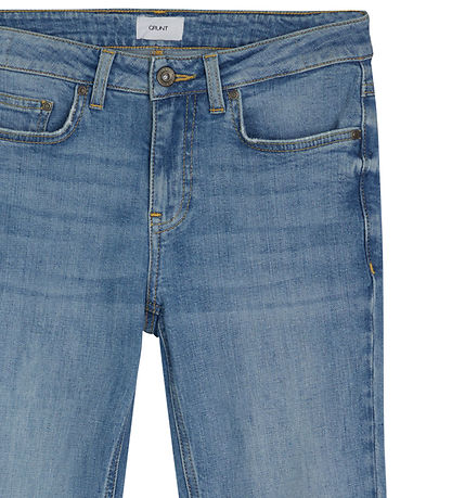 Grønt Jeans - Alabama Low Flare - Blå