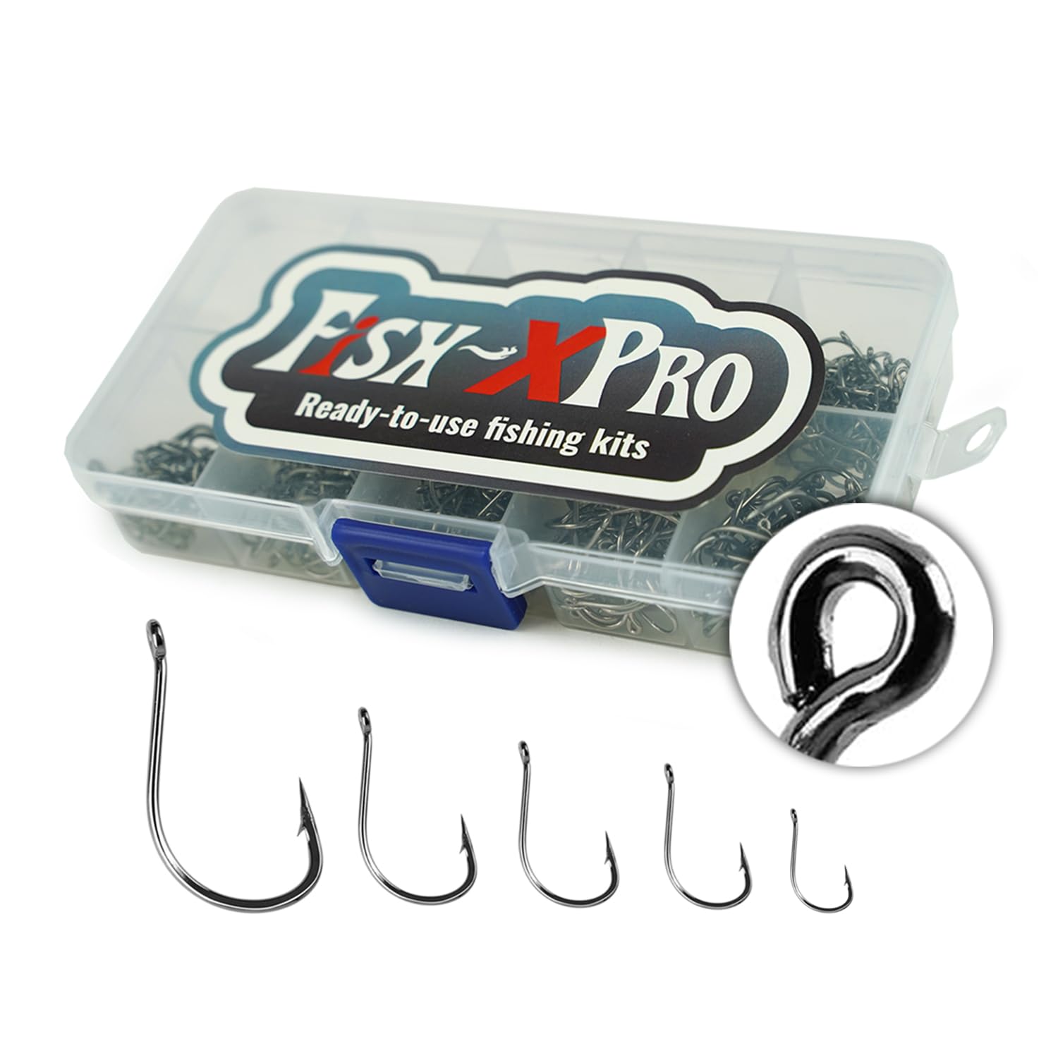 Fish-Xpro hakenset assortiment - 500-delig