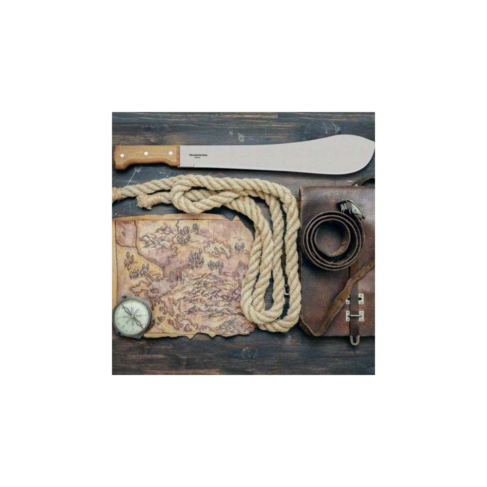Machette en acier carbone et bois lame 36 cm