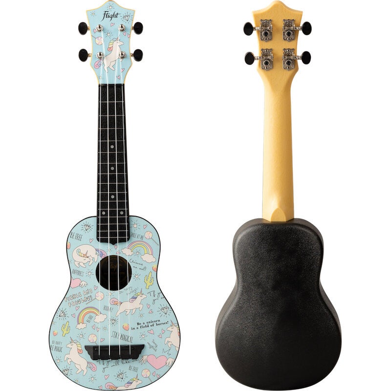 Flight Travel Series TUS40 Unicorn sopraan ukelele met gigbag