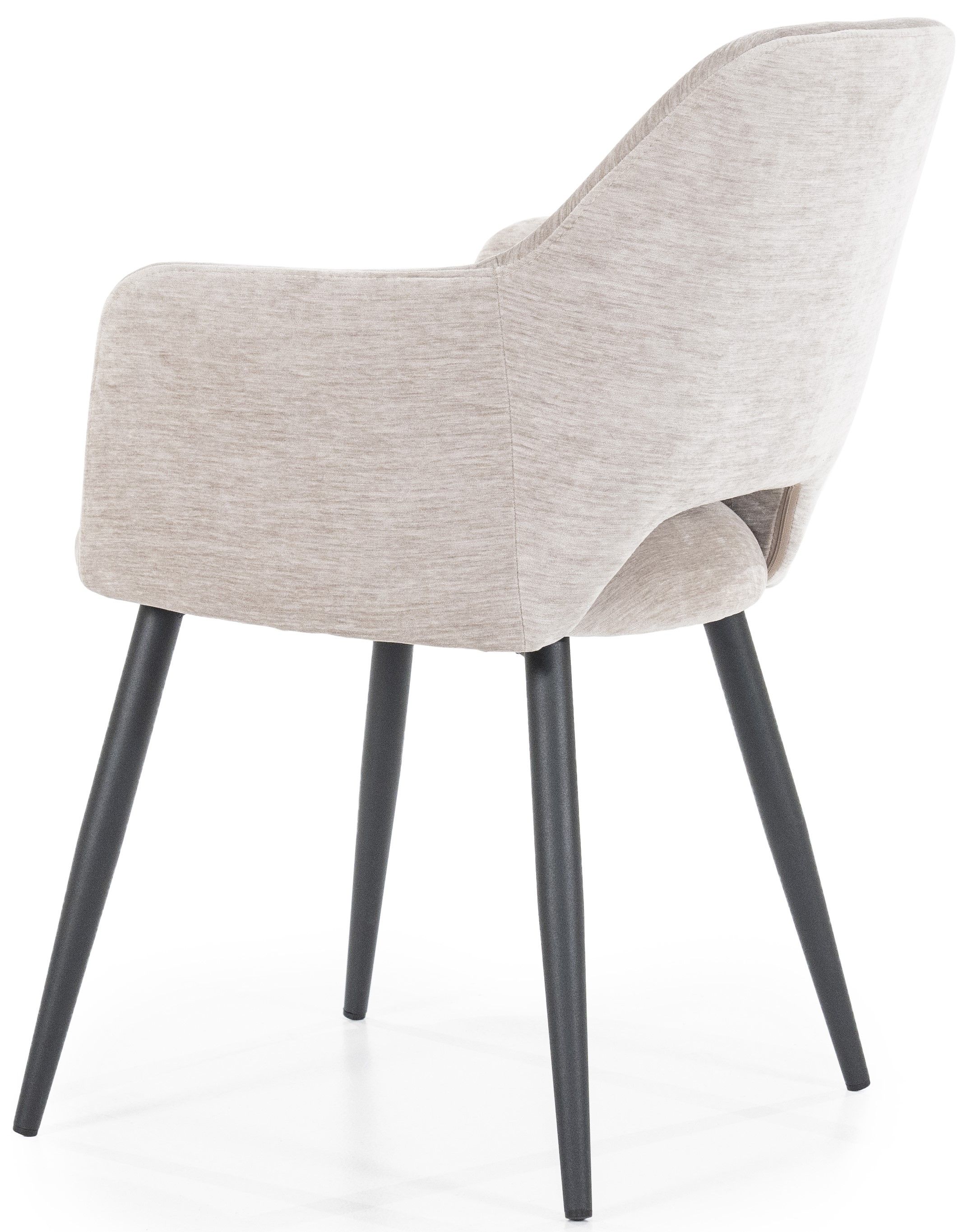 Eetkamerstoel - beige Mellow | 95936 Esmee B58 x D57.5 x H81 cm