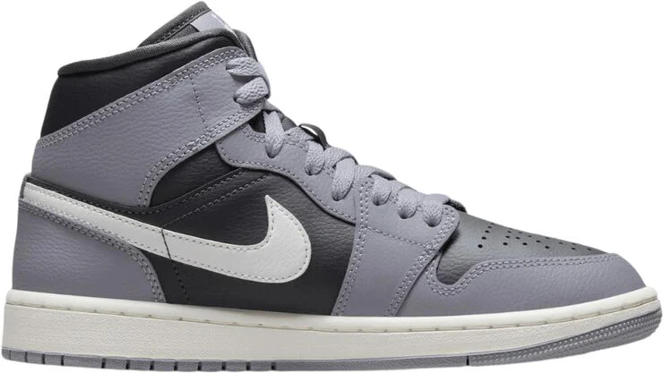 Nike AIR JORDAN 1 MID WOMEN'S SHOES Cement grey/sail-anthracite