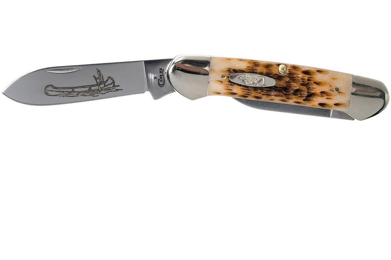 Case Canoe Amber Jigged Bone, 00263, 62131 CV zakmes