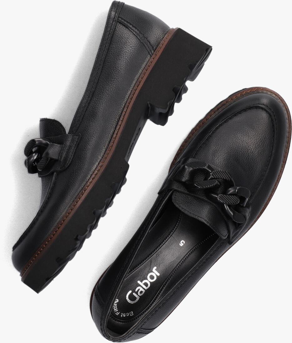 GABOR zwarte gabor loafers 240.3