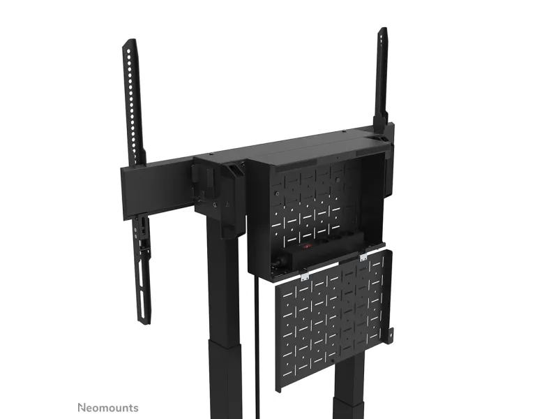 Neomounts FL55-875BL1 - Vogn med hjul - motoriseret - for LCD display - låsbar - stål - sort - skærmstørrelse: 55