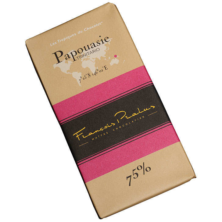 Tablette chocolat noir Papouasie Nouvelle-Guinée - Trinitario 75%