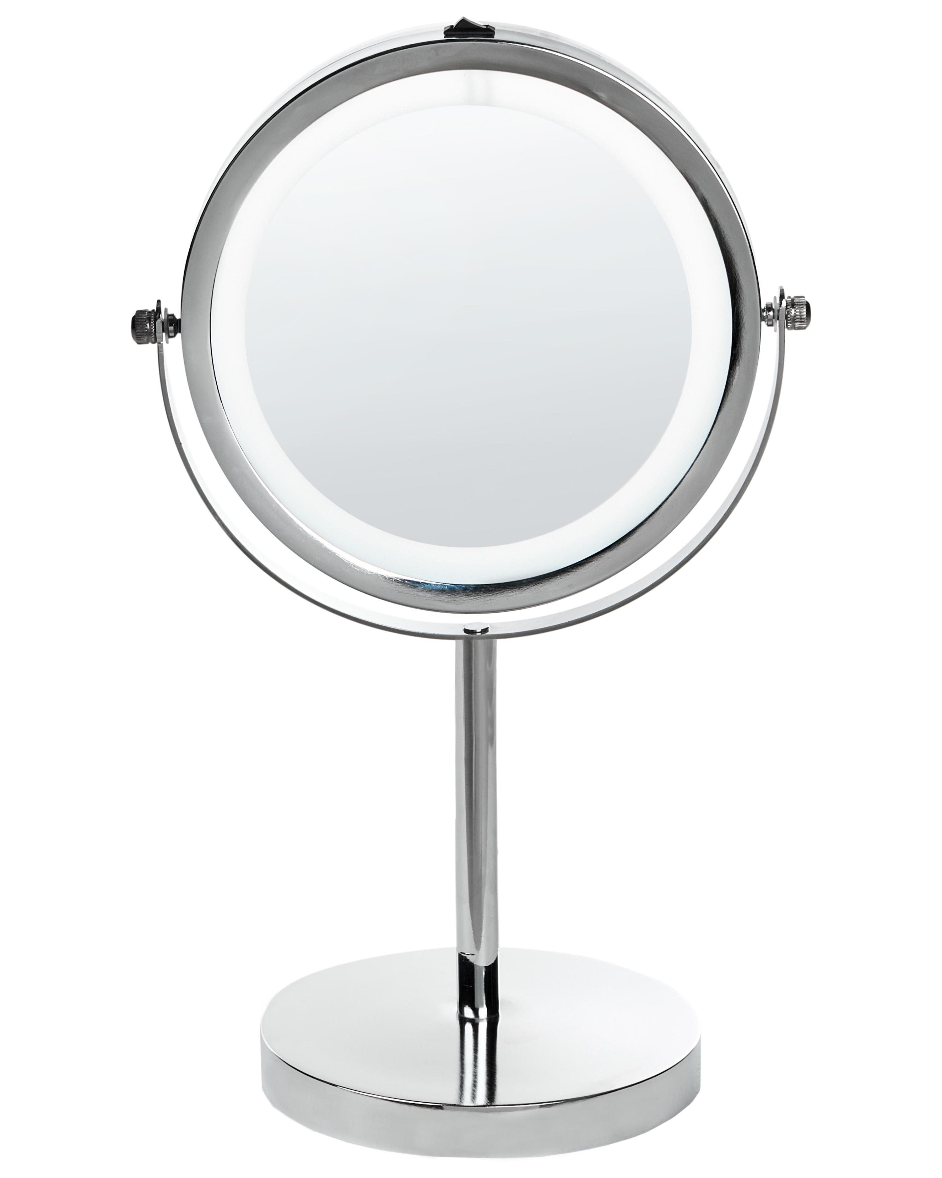 Make-up spiegel LED VERDUN Zilver