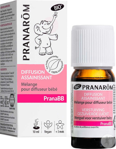 Pranarôm PranaBB Diffusion Assainissant Mélange Pour Diffuseur Bio 10ml