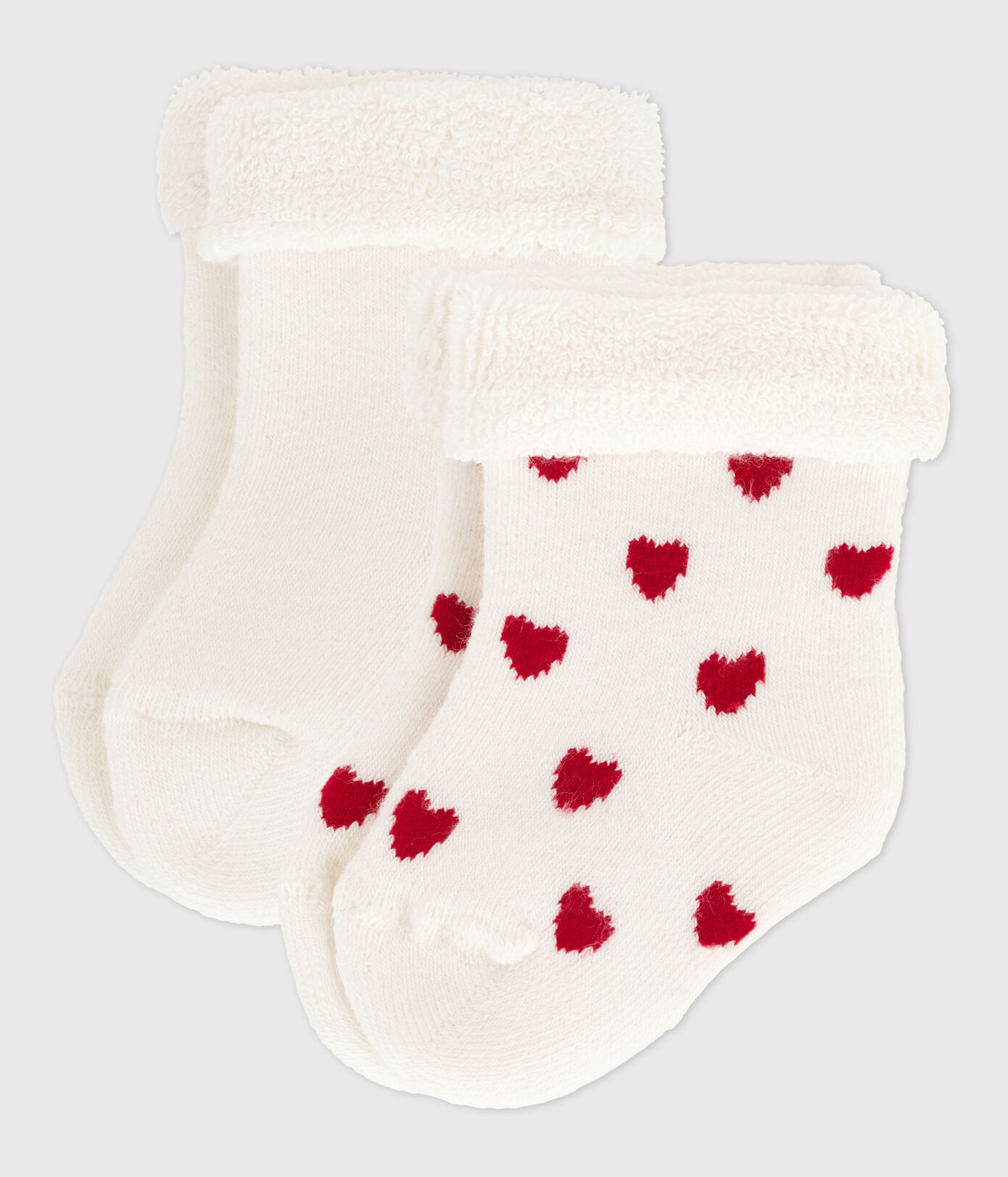 Lot de 2 paires de chaussettes bébé en tricot
