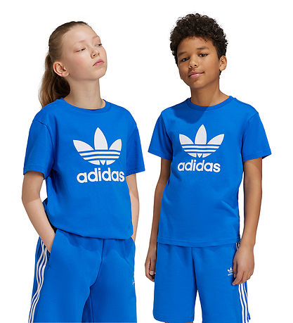 adidas Originals T-Shirt - Trefoil - Blau