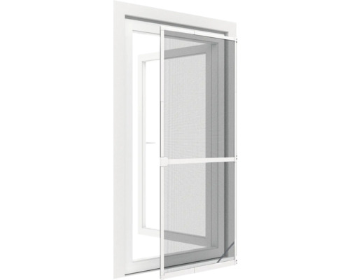 Insectenhor aluminium telescopische deur wit 100x215 cm