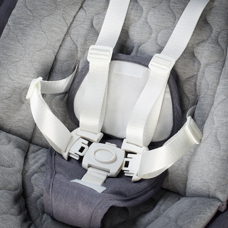 babyGO Hochhstuhl-Set Newborn Family Natur  Grey