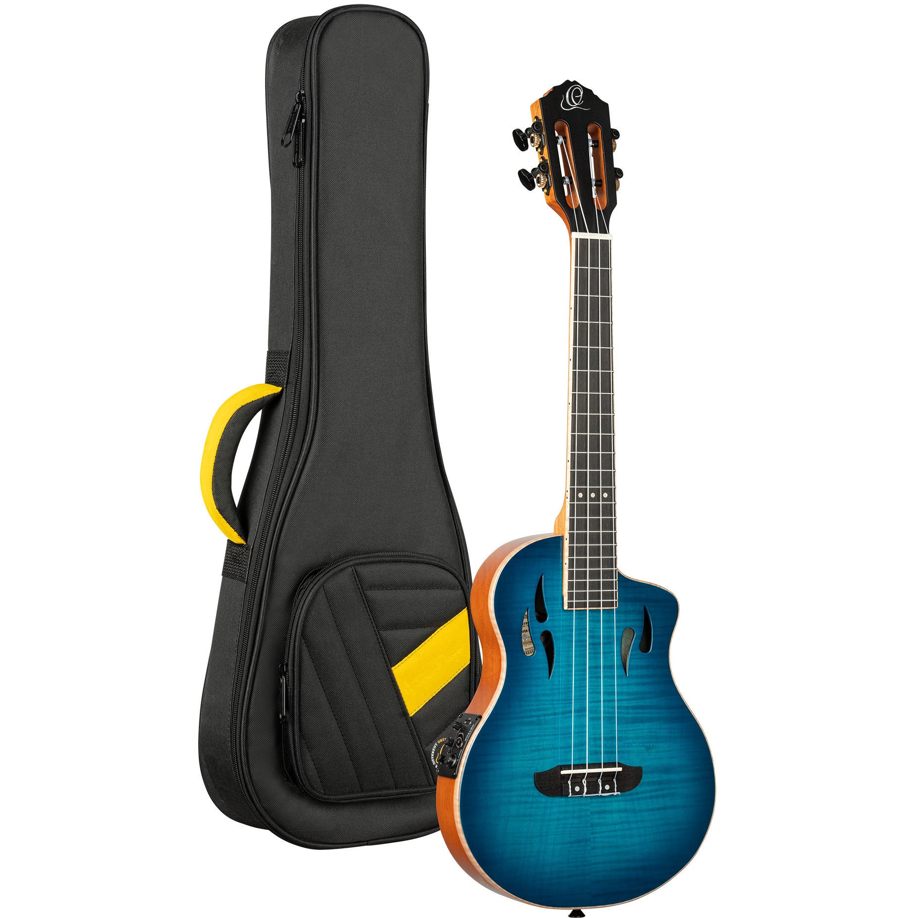 Ortega TourPlayer Series RTPX-U-FMA elektrische tenor ukelele met gigbag