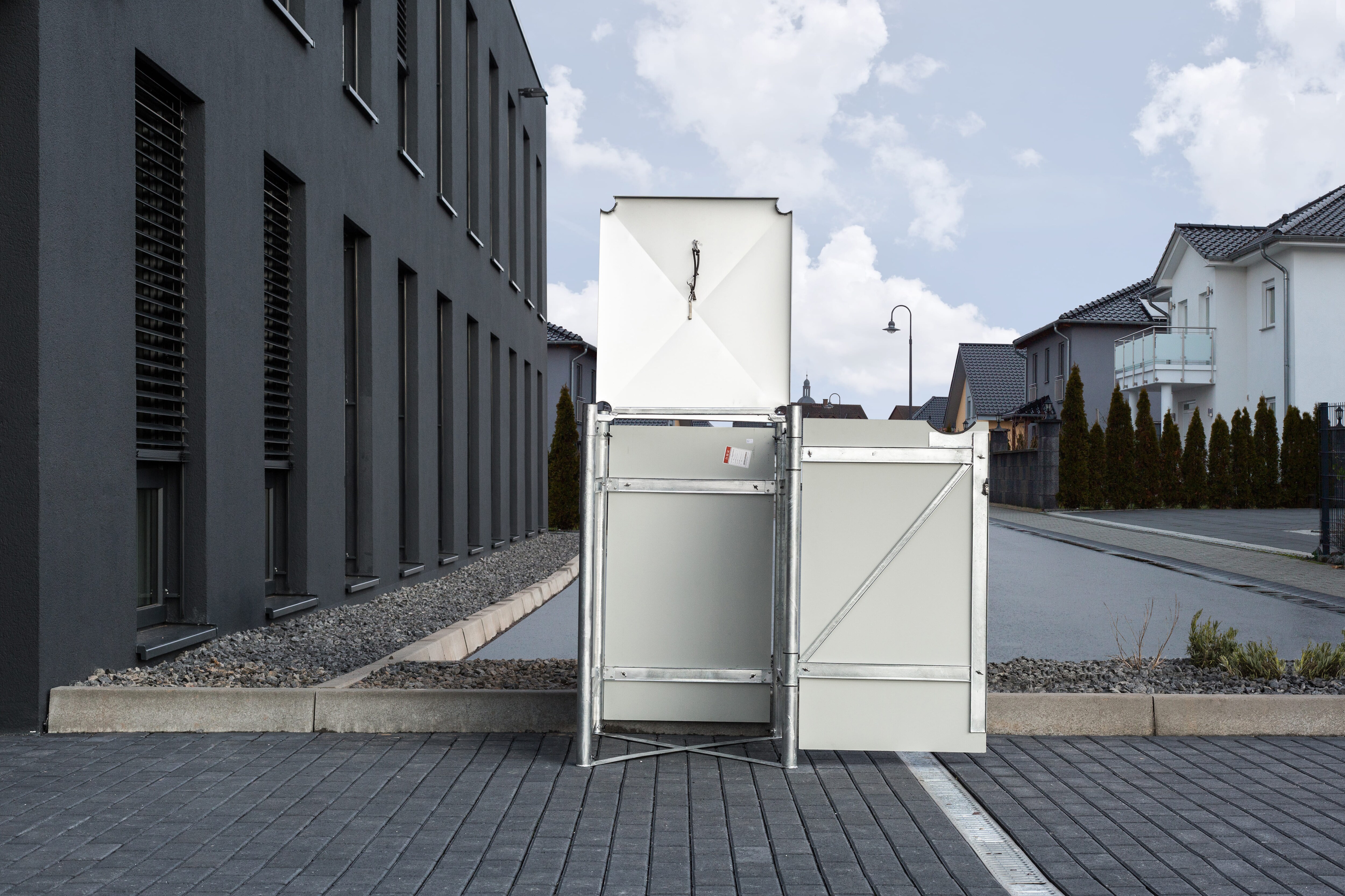 Hide Mülltonnenbox 240l Kunststoff, 1er Box, schwarz