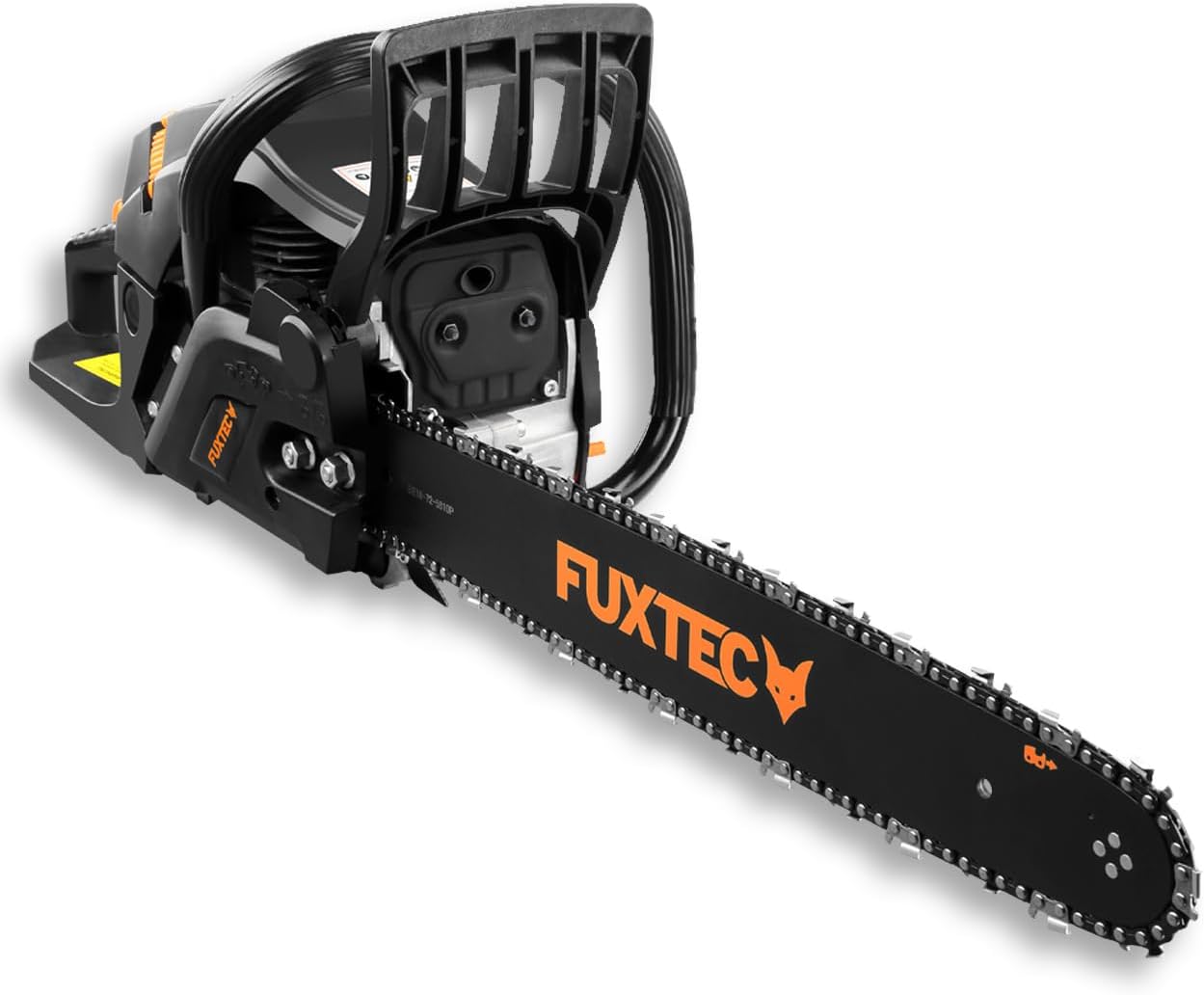 FUXTEC Benzin Kettensäge FX-KS255 – Motorsäge 2,3kw 54ccm Hubraum & EASY-Start – Schwertlänge 52cm inkl. Schwertschutz & Tragetasche