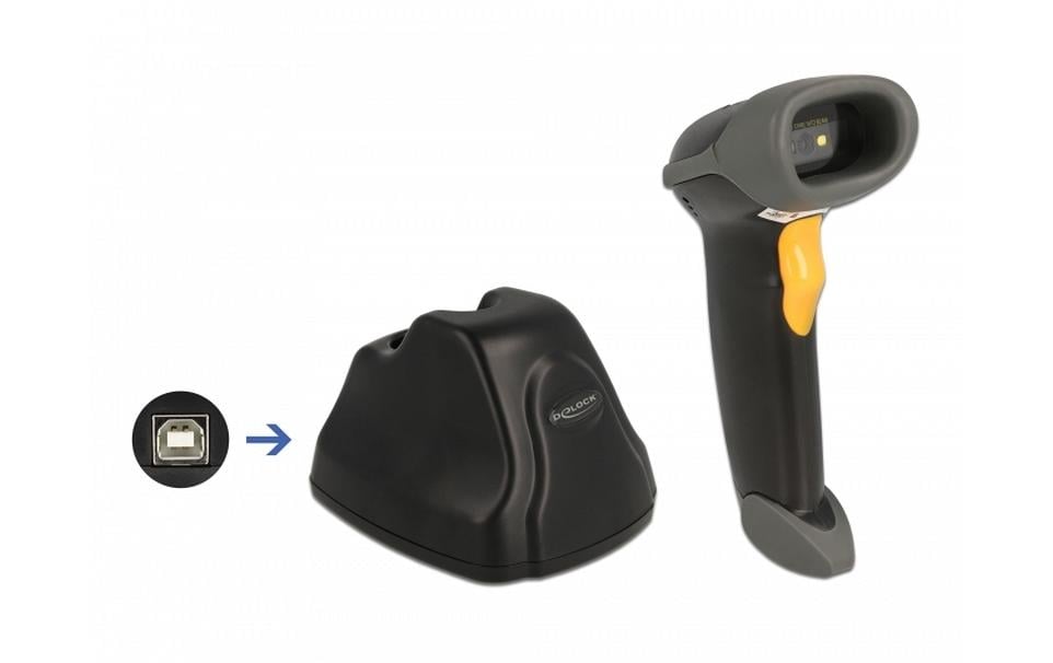 Barcode Scanner 90518 2.4 GHz 1D/2D2D-Barcodescanner mit Ladestation