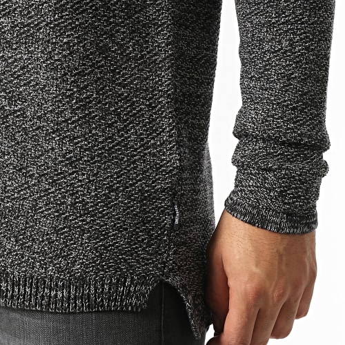 Pull Dan Life Noir Chiné