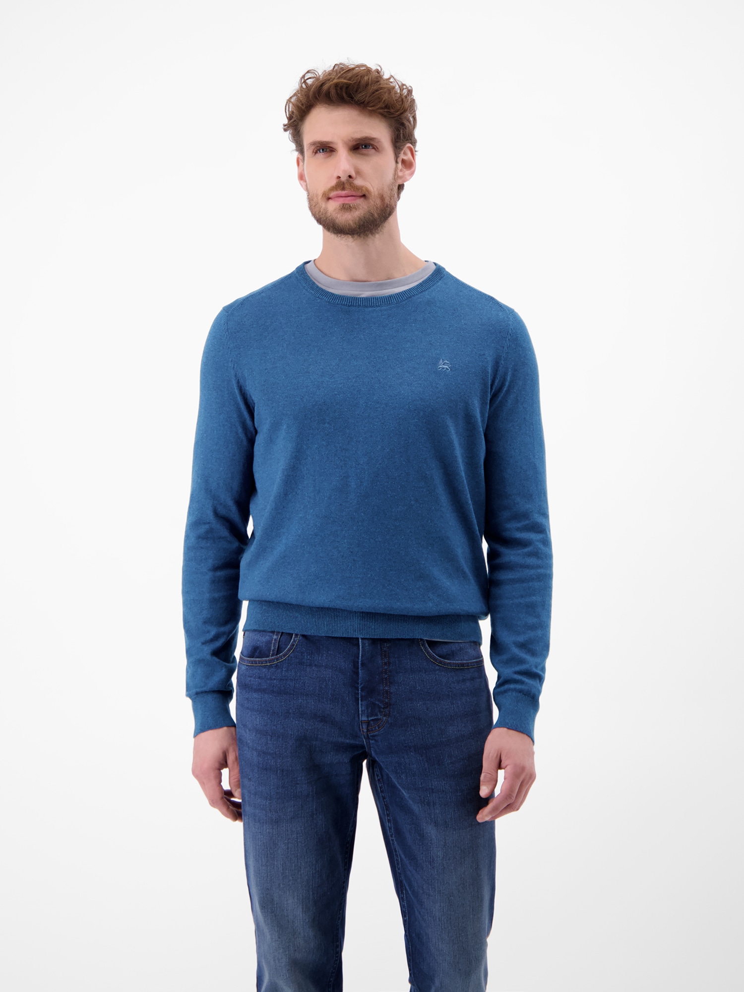 LERROS Strickpullover »LERROS Herren Basic Strickpullover«