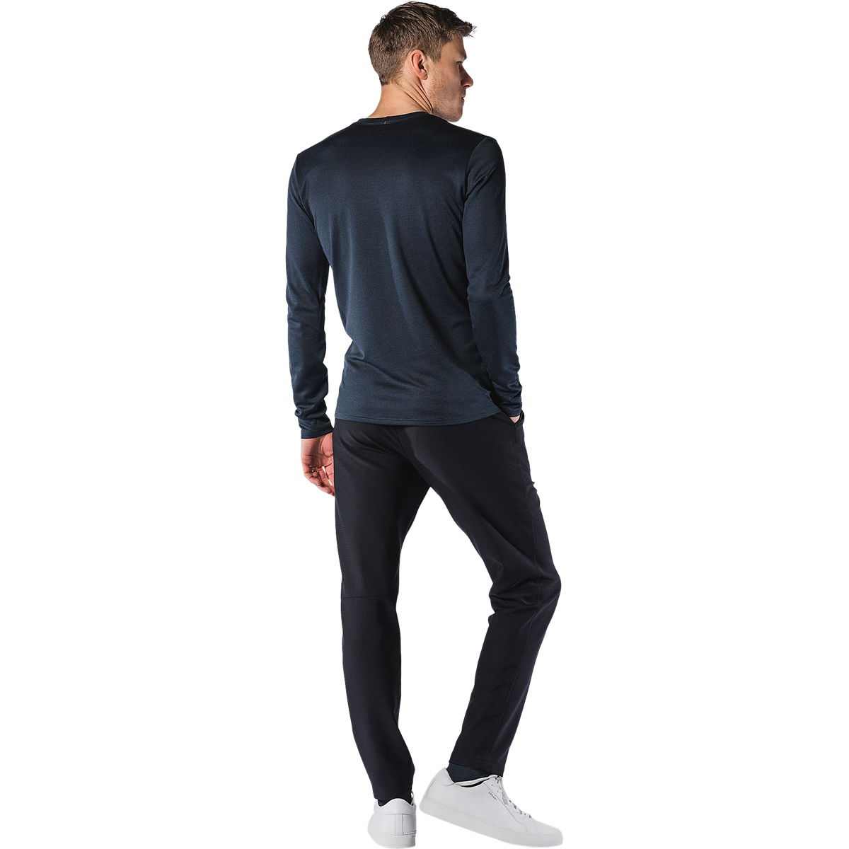 FUSION Technical Langærmet Merinould T-shirt Herre