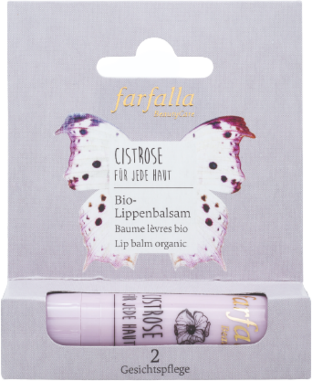 farfalla  Cistrose Bio-Lippenbalsam, 4,60 g