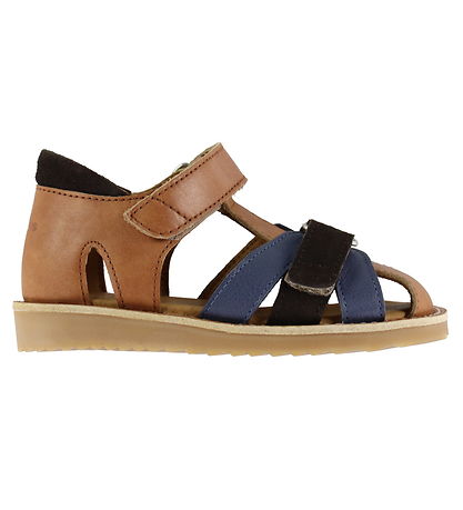 Angulus Sandalen - Tan/Indigo/Dark