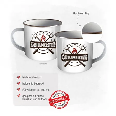 Trötsch Emaillebecher 