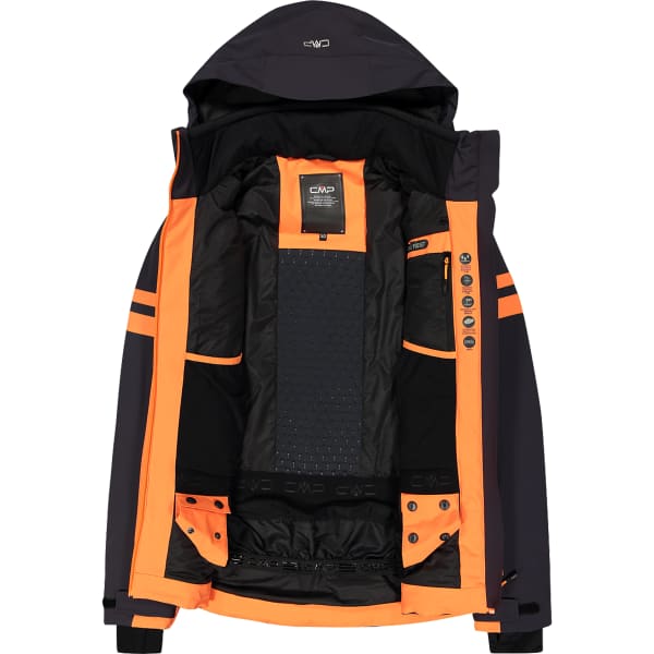 Veste de ski CMP MAN JACKET ZIP HOOD ANTHRACITE