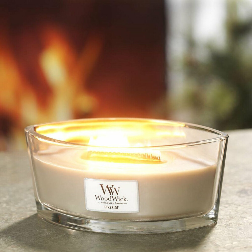 WoodWick Geurkaars Ellipse Fireside454 gr