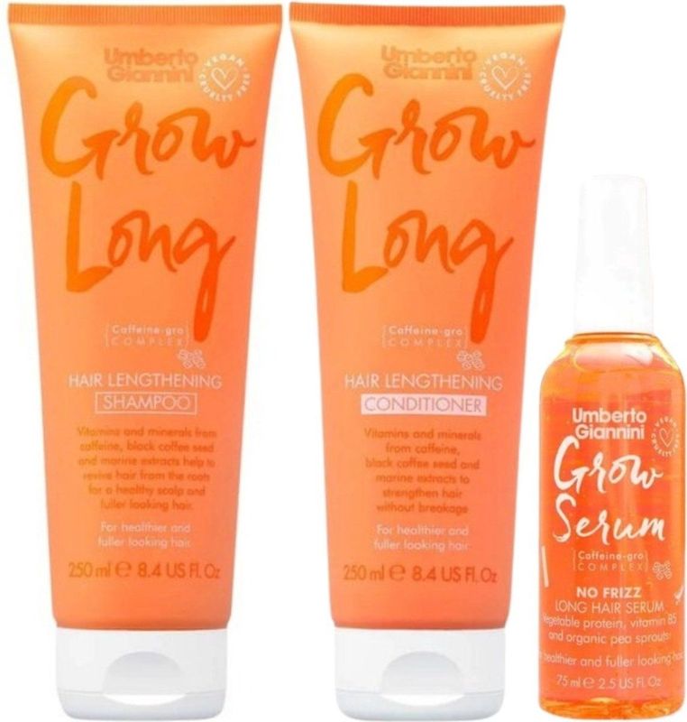 Umberto Giannini - Grow Long Trio - Haargroeimiddelen - 250+250+75ml