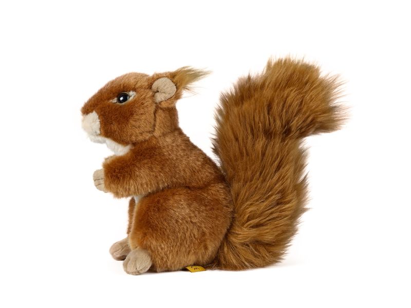 Living Nature Plüsch Eichhörnchen 20 cm Hochwertiges Kuscheltier
