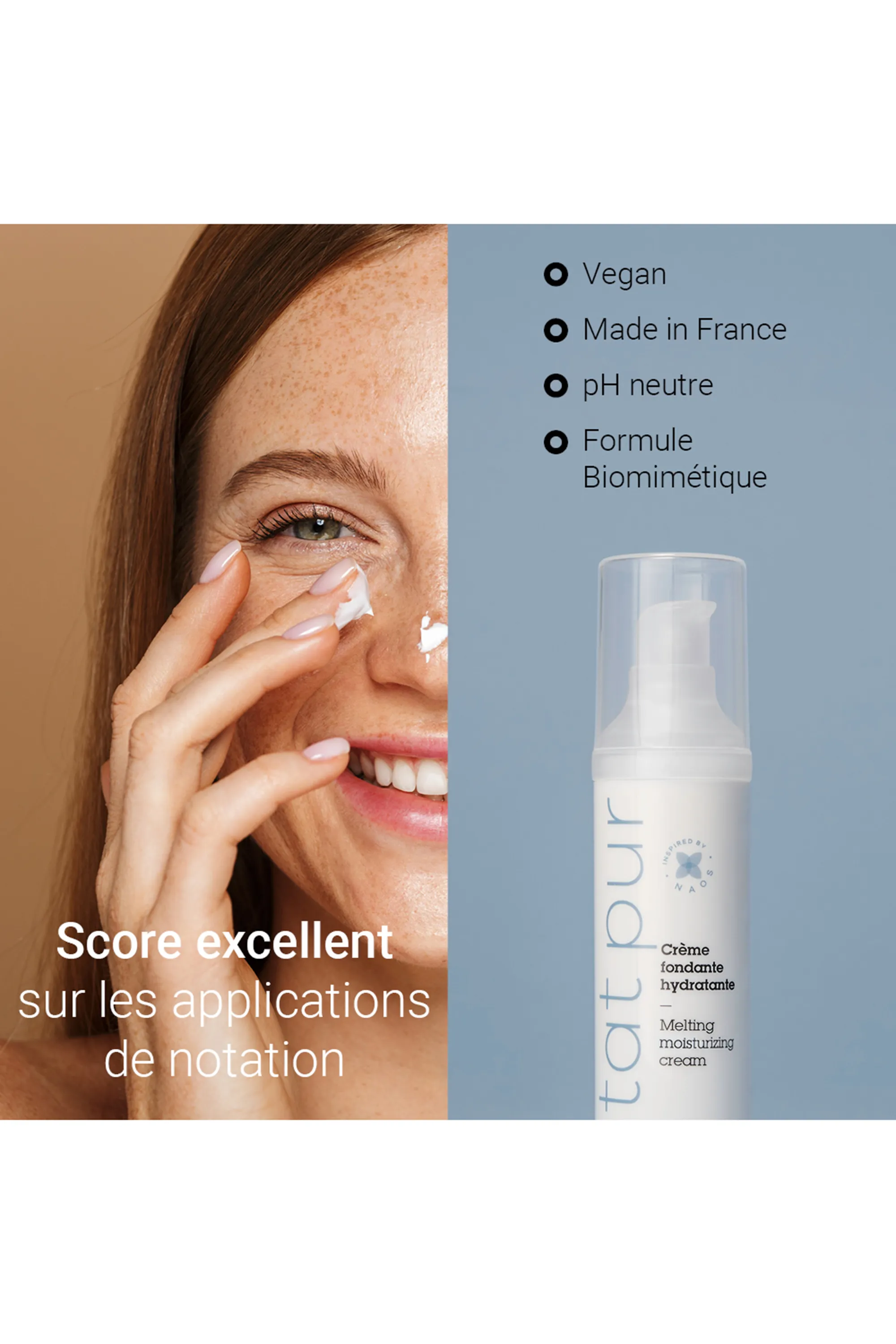 Etat Pur Crème fondante hydratante visage et cou-40 ml