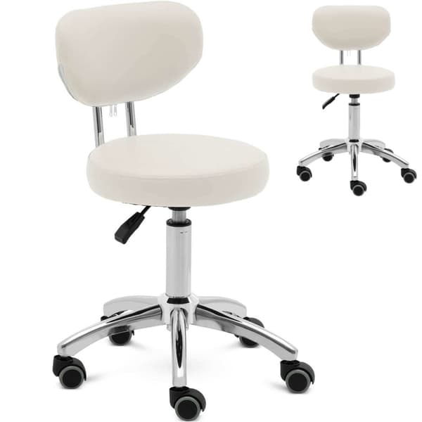 ASCONA kosmetikkstol med rulleunderstell - beige