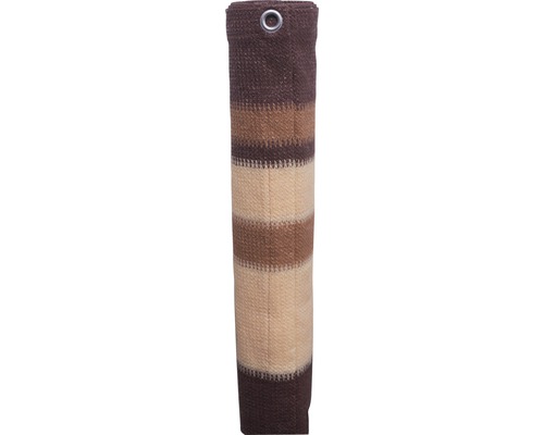 Balkonoverkapping PE 90 x 300 cm bruin/beige