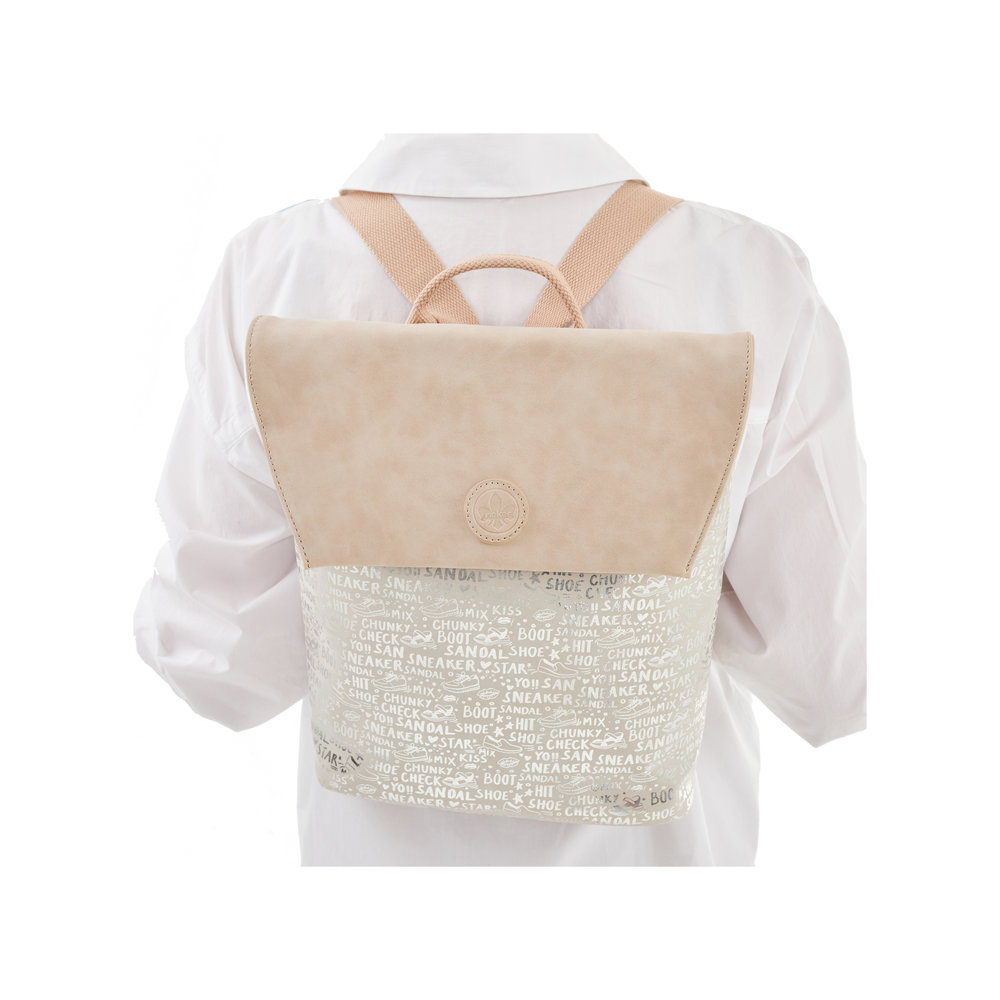 Rieker Rucksack silber beige