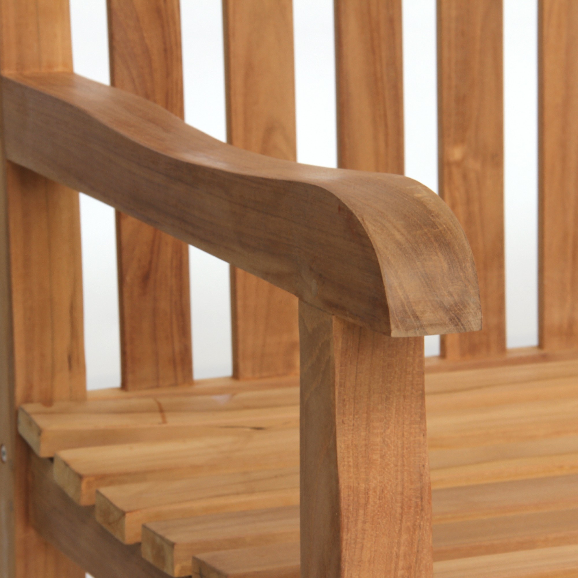Eckbank 'Finn' aus Teak, natur, T 210 cm, B 210 cm, H 95 cm günstig bestellen