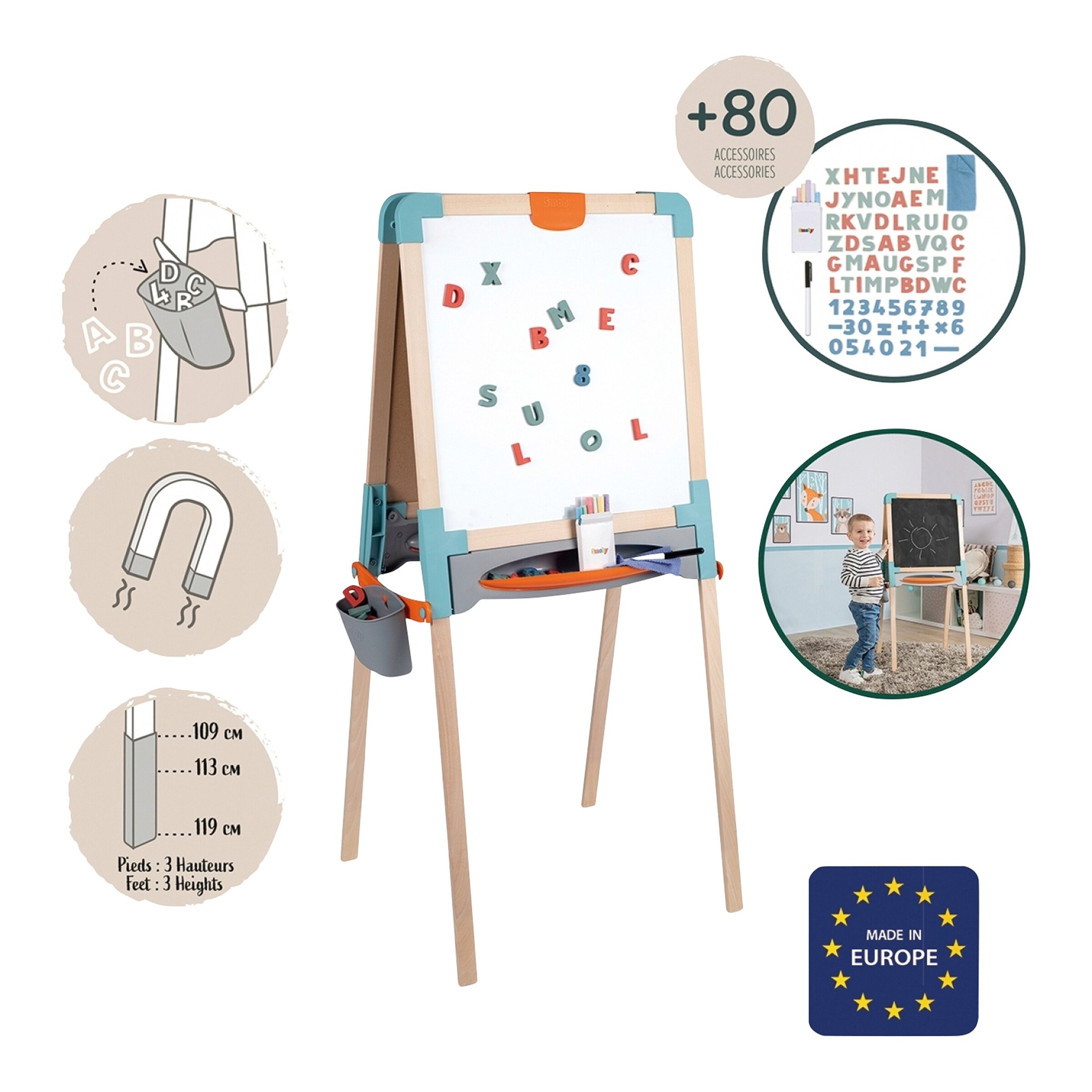 Smoby Holztafel