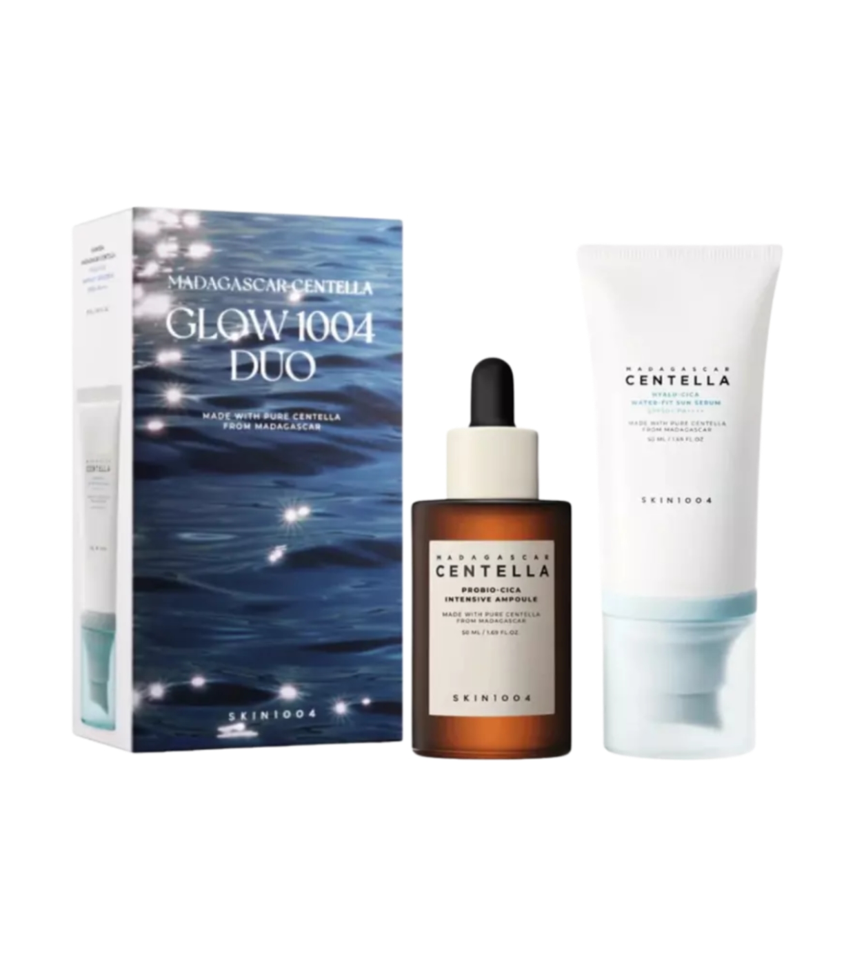 SKIN1004 - Conjunto Glow 1004 Duo - Sérum + Protetor Solar