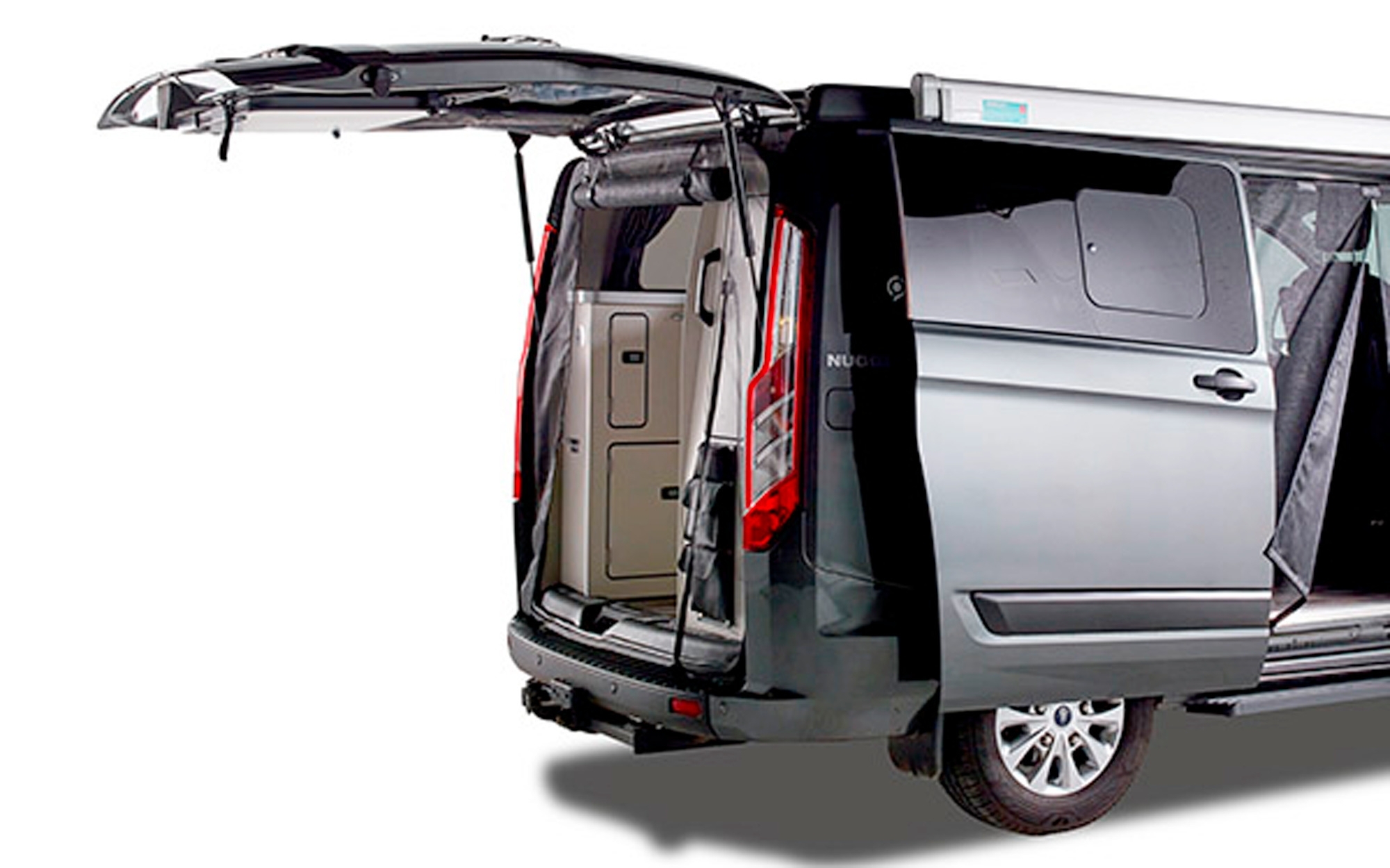 Mayr Planen VanQuito Moskitonetz Ford Transit / Nugget / Custom ab 2014 Heck standard